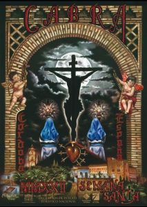 «LA PUERTA DE LA LUNA» . CARTEL SEMANA SANTA 2022. ENCARGO DE LA AGRUPACIÓN GENERAL DE COFRADÍAS DE CABRA Y DEL AYUNTAMIENTO